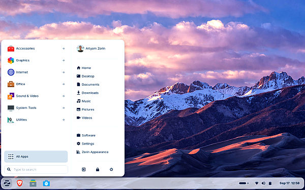 zorin os1